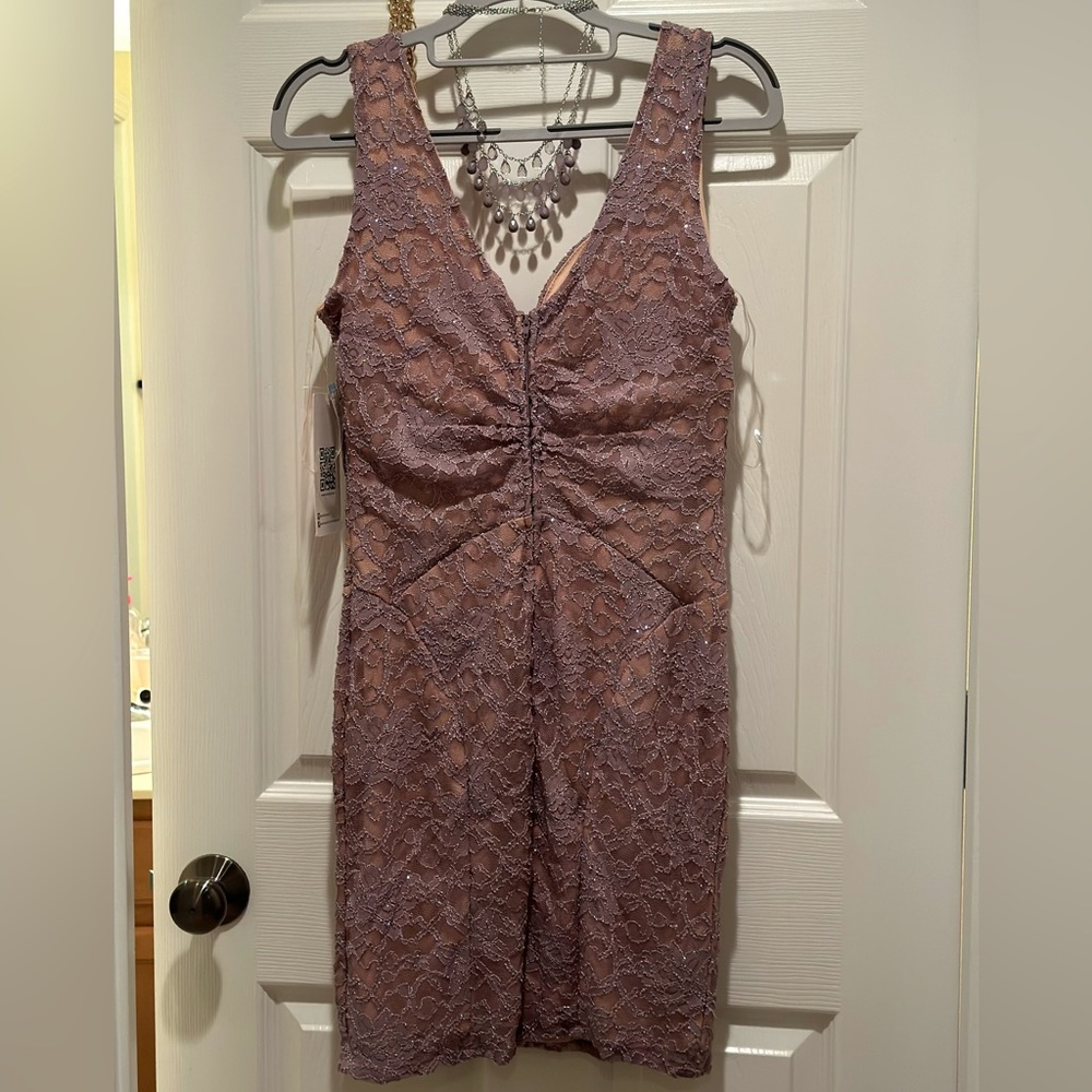 Purple lacey dress